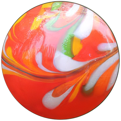 Rosenkugel "Glashütte" rot