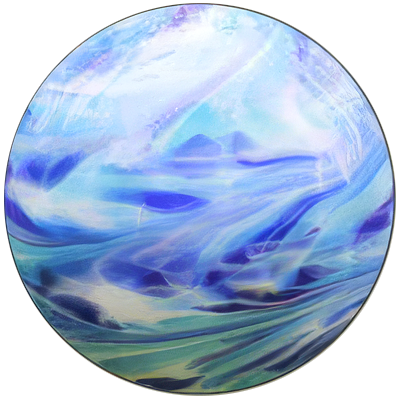 Rosenkugel "Glashütte" azur